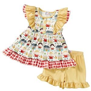 Pete & Lucy Learning is Fun outfit set size‎ 3T